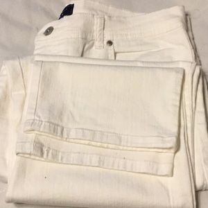 Charter club white size 16s classic straight jeans